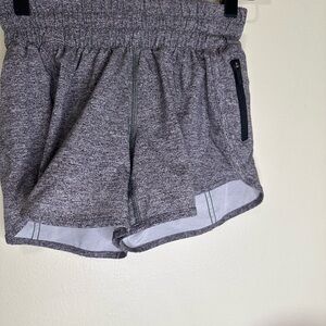Lululemon Athletica Gray Athletic Shorts Elastic Waistband